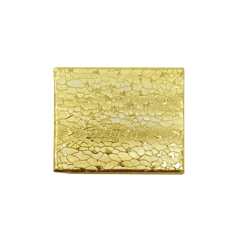 MOOCA 100 Pcs Cotton Filled Cardboard Paper Gold Jewelry Box Gift Case, Number 11, 2 1/8 x 1 5/8 x 3/4 in, Gold Color - Image 4